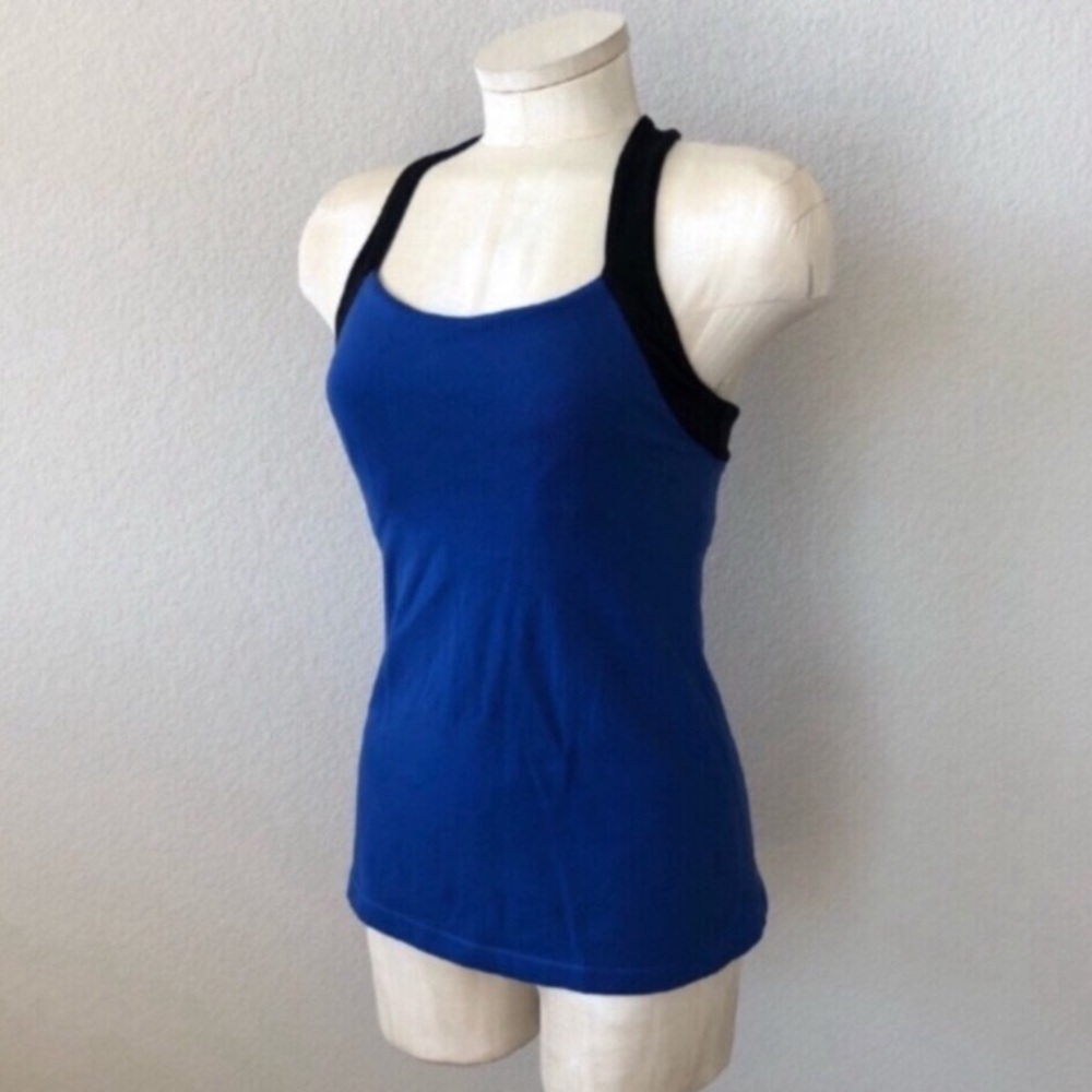Lucy LucyPower blue/black workout tank top